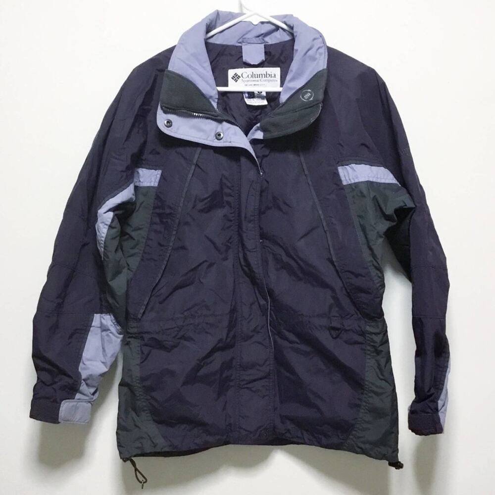 Columbia Purple Colorblock Winter Jacket